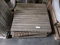 Ca.19x houten vlonders, bruin - afbeelding 4 van  5