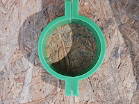 Ca.200x leidingzadels kunstof 50 mm ifan, groen, 2025 - afbeelding 1 van  6