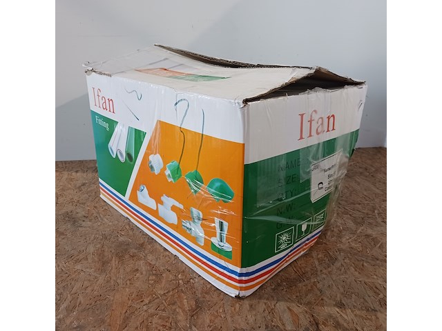 Ca.200x leidingzadels kunstof 50 mm ifan, groen, 2025 - afbeelding 5 van  6