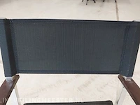 Ca.22x terras stoelen, zwart - afbeelding 6 van  7