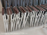 Ca.22x terras stoelen, zwart - afbeelding 7 van  7