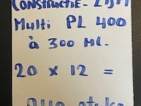 Ca.240x multi adhesive pro illbruck, pl400, wit - afbeelding 9 van  9