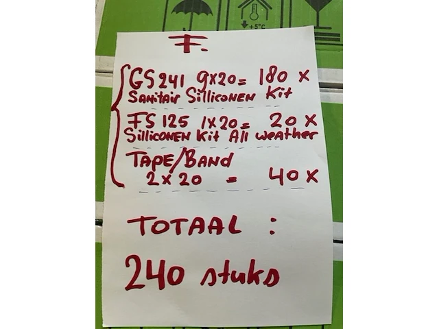 Ca.240x sanitair siliconenkit / all-weather kit + tape illbruck, gs241, fs125, tape, diverse, nvt - afbeelding 8 van  16
