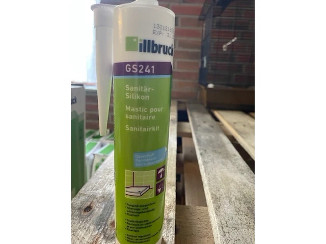 Ca.240x sanitair siliconenkit / all-weather kit + tape illbruck, gs241, fs125, tape, diverse, nvt - afbeelding 1 van  16