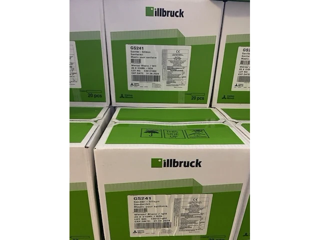 Ca.240x sanitair siliconenkit / all-weather kit + tape illbruck, gs241, fs125, tape, diverse, nvt - afbeelding 11 van  16