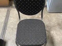 Ca.25x stack chair incl. transport kar, antraciet - afbeelding 3 van  5