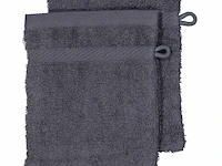 Ca.300x premium washand - antraciets/lichtgrijs - afbeelding 1 van  2