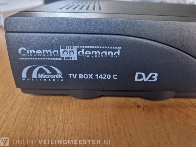 Ca.35x digital video recorder micronik, tv box 1420, zwart - afbeelding 4 van  8