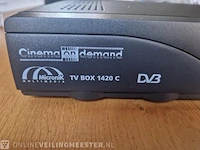 Ca.35x digital video recorder micronik, tv box 1420, zwart - afbeelding 4 van  8