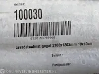 Ca.400x draadstaalmat gegalvaniseerd dynamic heating, underfloor systems - afbeelding 4 van  5