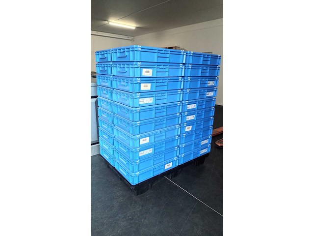 Ca.40x bakken met deksel schafer, blauw - afbeelding 1 van  9