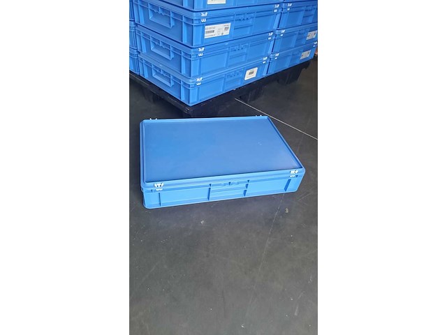 Ca.40x bakken met deksel schafer, blauw - afbeelding 2 van  9