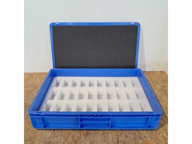 Ca.40x bakken met deksel schafer, blauw - afbeelding 6 van  9