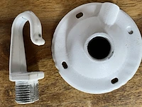 Ca.475x aluminium plafond haken, no 97057/30, wit, nieuw - afbeelding 7 van  10