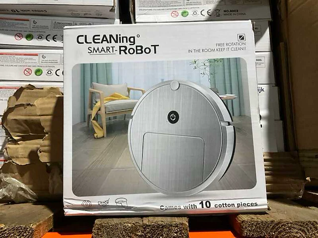 Ca.50x dweilrobot, wit - afbeelding 1 van  2