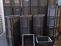 Ca.50x opslagbakken, grijs / chroom - afbeelding 1 van  5