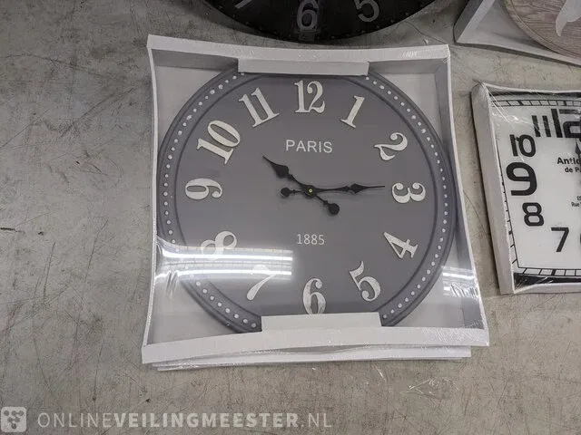Ca.50x wandklok o.a. riverdale, kensington, meerdere kleuren - afbeelding 8 van  21