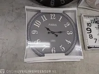 Ca.50x wandklok o.a. riverdale, kensington, meerdere kleuren - afbeelding 8 van  21
