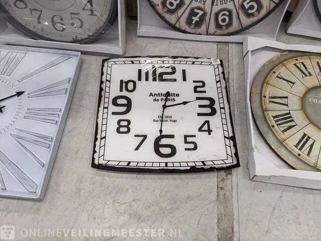 Ca.50x wandklok o.a. riverdale, kensington, meerdere kleuren - afbeelding 17 van  21