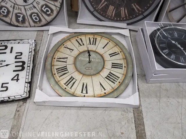 Ca.50x wandklok o.a. riverdale, kensington, meerdere kleuren - afbeelding 20 van  21