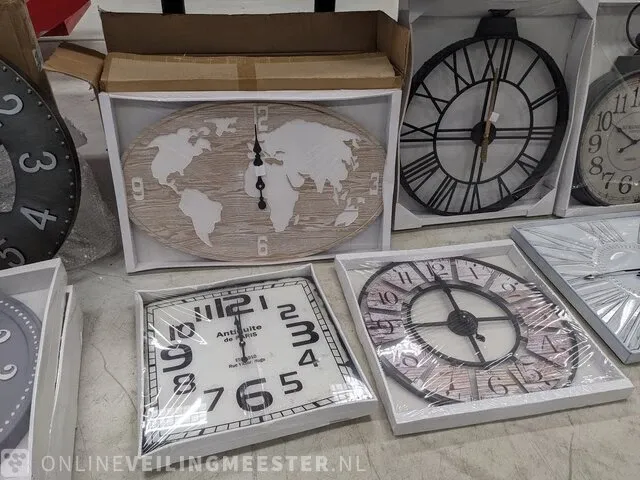 Ca.50x wandklok o.a. riverdale, kensington, meerdere kleuren - afbeelding 21 van  21