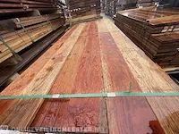 Ca,53x walaba hardhouten planken geschaafd, 16x140mm, lengte 200cm - afbeelding 1 van  3
