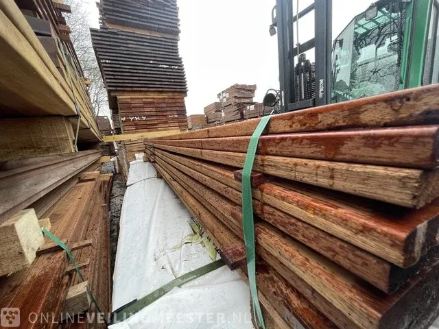 Ca,53x walaba hardhouten planken geschaafd, 16x140mm, lengte 200cm - afbeelding 2 van  3