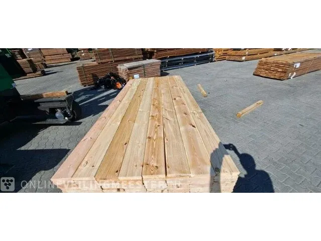 Ca.58x grenen vlonderplanken glad geschaafd - afbeelding 1 van  4