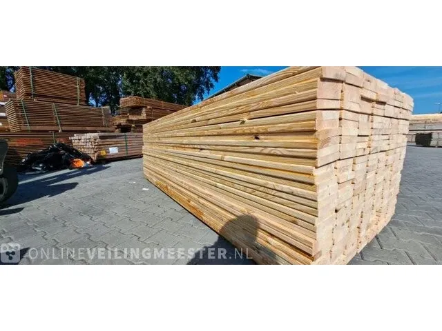 Ca.58x grenen vlonderplanken glad geschaafd - afbeelding 3 van  4