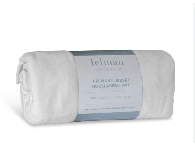 Ca.75x felman premium jersey hoeslaken - 2 persoons - afbeelding 1 van  3