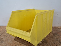Ca.75x magazijnbakken met grijp opening overtoom, geel - afbeelding 5 van  8
