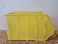 Ca.75x magazijnbakken met grijp opening overtoom, geel - afbeelding 7 van  8