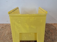 Ca.75x magazijnbakken met grijp opening overtoom, geel - afbeelding 8 van  8