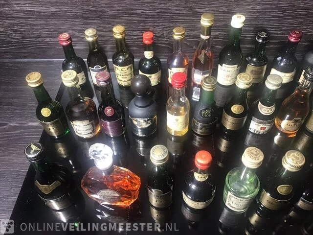 Ca.78x mini flesjes cognac diverse merken - afbeelding 8 van  11