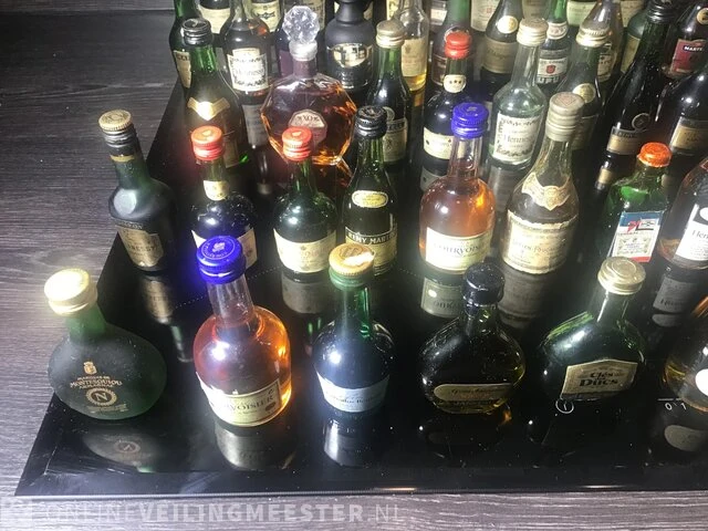 Ca.78x mini flesjes cognac diverse merken - afbeelding 11 van  11