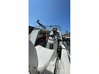Cabin boat 40 hp mercury open deck consoleboot en visboot - afbeelding 7 van  10