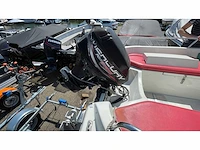 Cabin boat 40 hp mercury open deck consoleboot en visboot - afbeelding 9 van  10