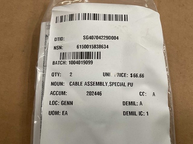 Cable assembly (2x) - afbeelding 4 van  4