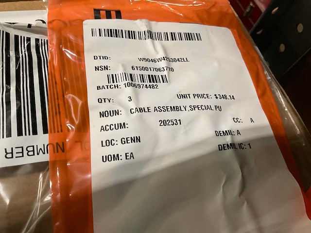 Cable assembly (3x) - afbeelding 4 van  5