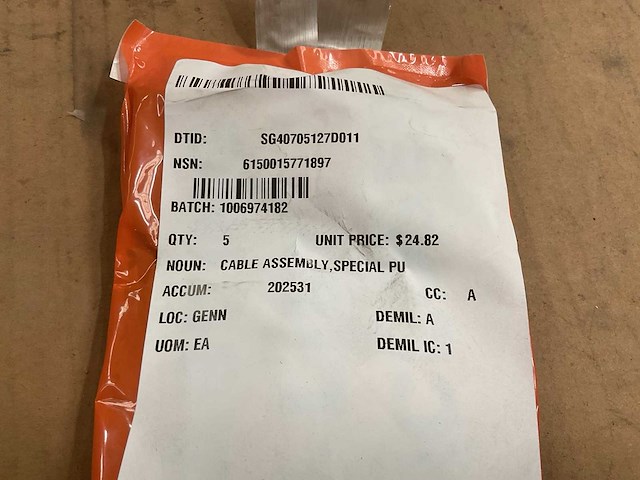 Cable assembly (5x) - afbeelding 4 van  4