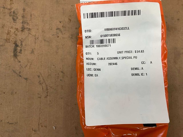 Cable assembly (5x) - afbeelding 3 van  4