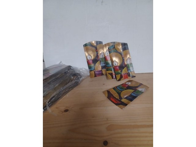 Cadeau zakjes kers 9x17cm aantal 100 stuks. - afbeelding 3 van  5