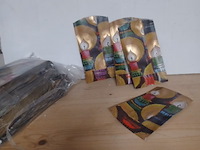 Cadeau zakjes kers 9x17cm aantal 100 stuks. - afbeelding 5 van  5