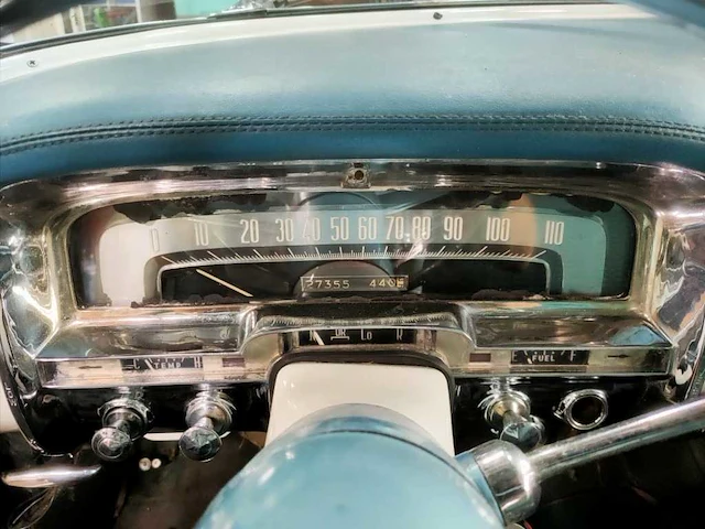 Cadillac - 1955 - de ville sedan - v8 5,4 liter - belgie - afbeelding 9 van  28