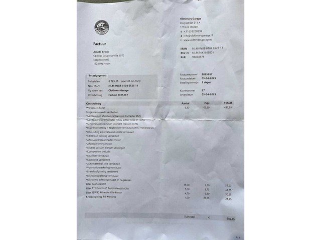 Cadillac coupe deville, automaat, dh-17-97 - afbeelding 27 van  38