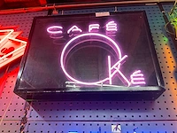 Café oké neonverlichting