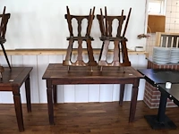 Cafe tafel + 4 stoelen - afbeelding 1 van  4