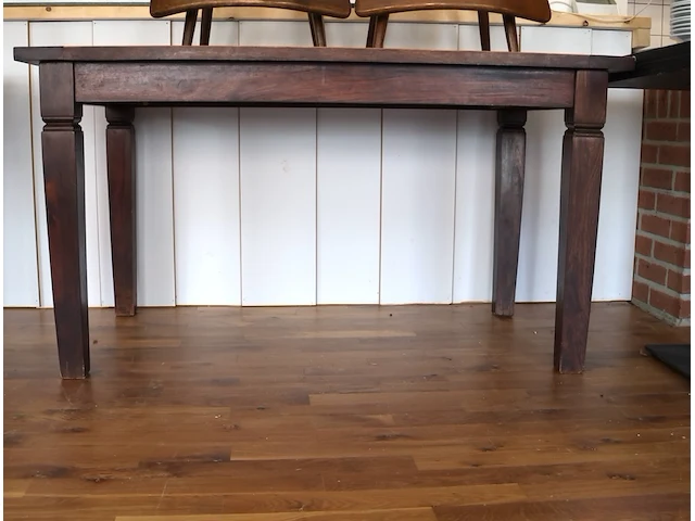 Cafe tafel + 4 stoelen - afbeelding 2 van  4