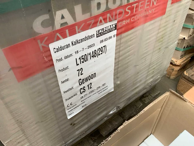 Calduran l150/148 kalkzandsteen (144x) - afbeelding 4 van  4