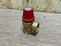 Caleffi 312 veiligheidsklep 1/2" buitendraad 8 bar (25x) - afbeelding 1 van  6